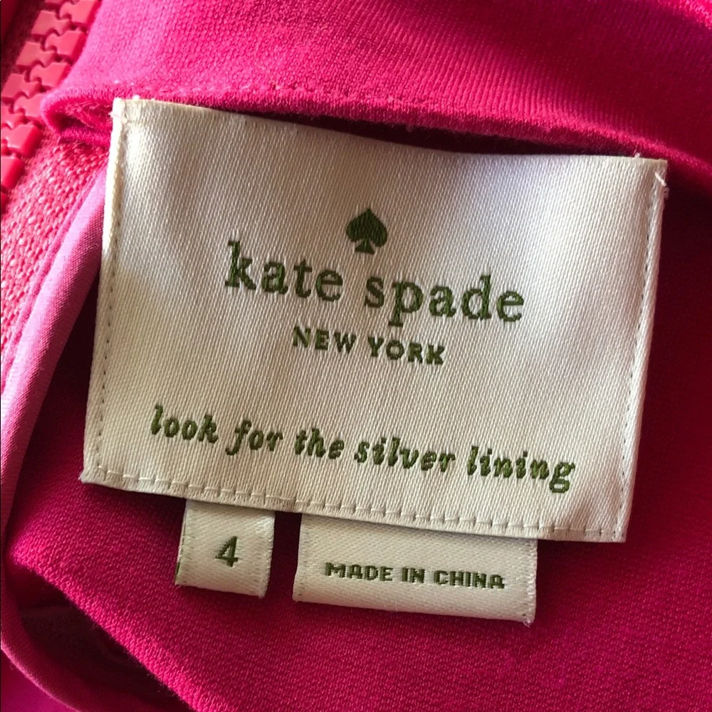 Kate Spade Keri Shift Dress Pink‎ Size 4 Sleeveless Mini